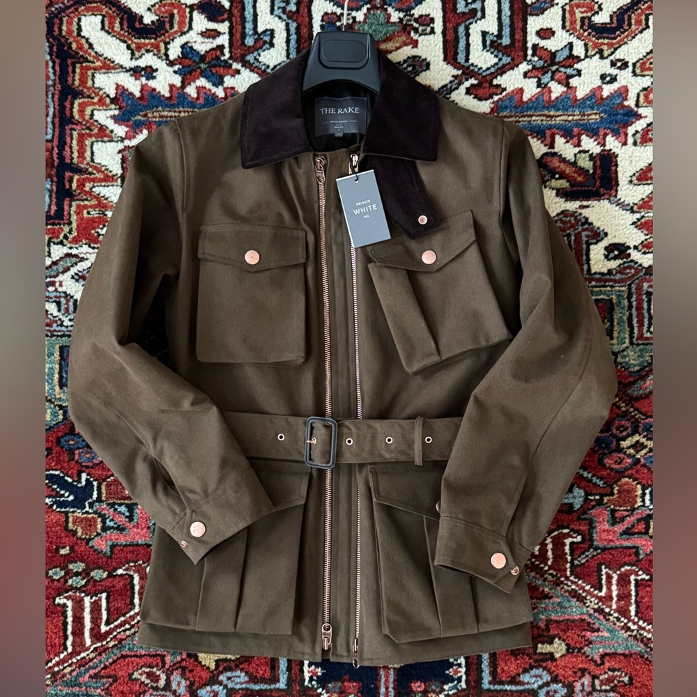 Private White V.C. x The Rake Twin Track Jacket Sz 3 (38-40R)